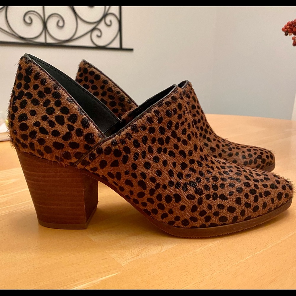 Gianni Bini Animal Print Booties reposh